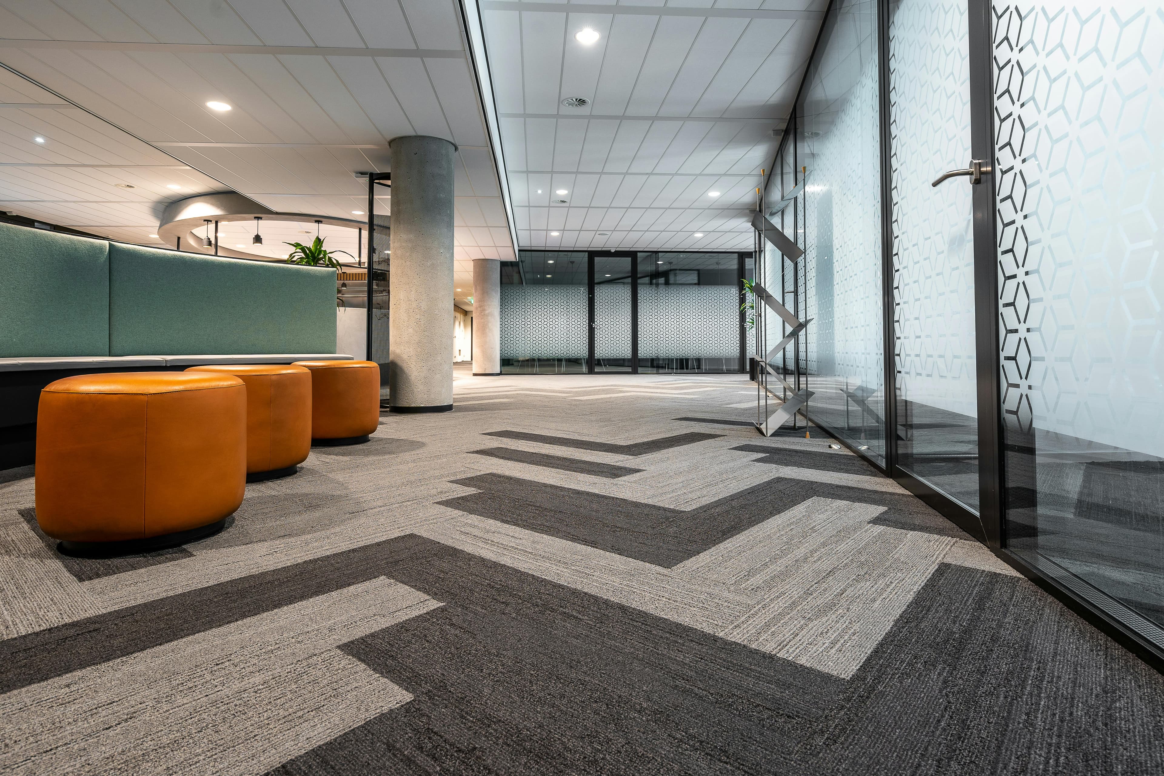 Pristine commercial office space maintained by SweepWell